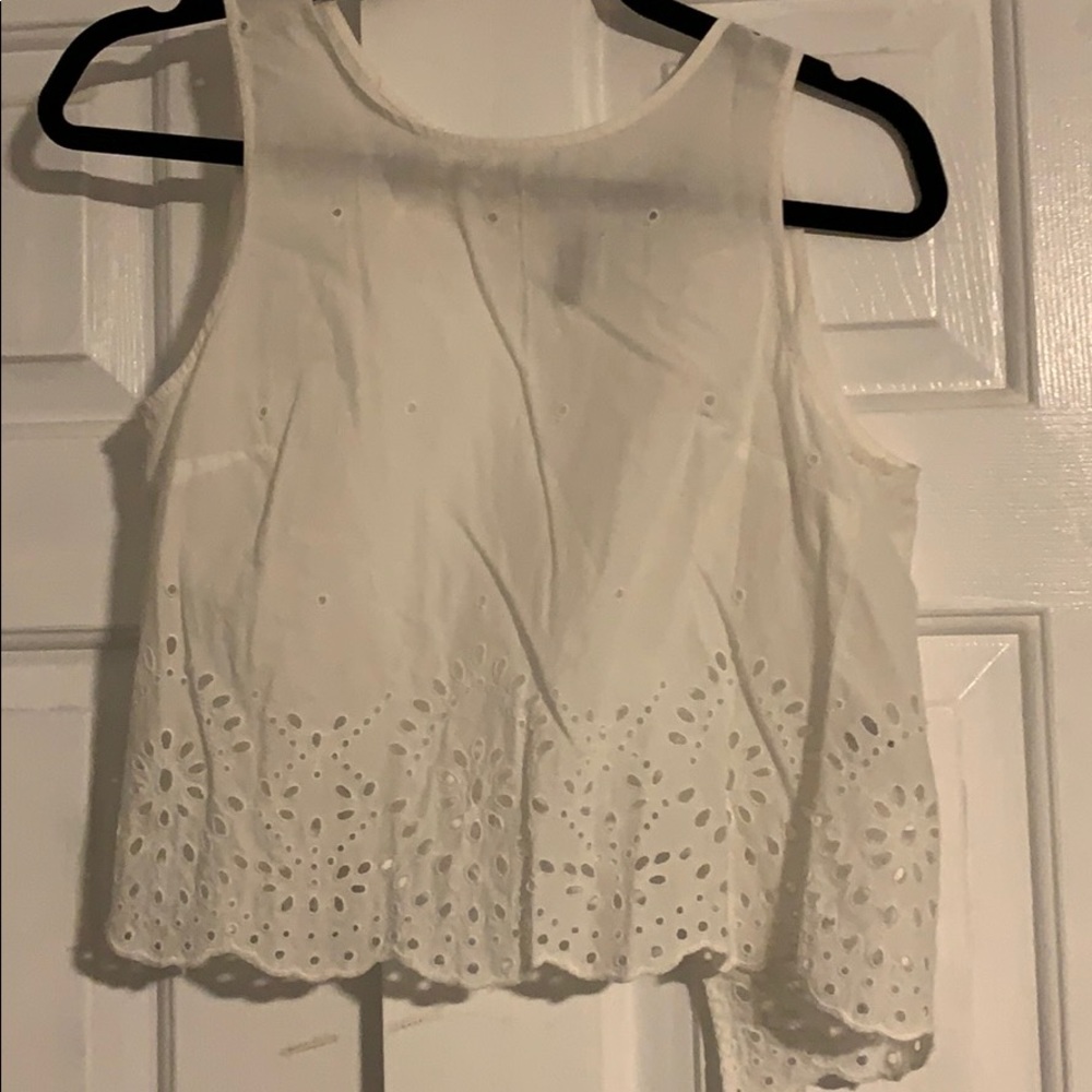 H&M tie back crop top